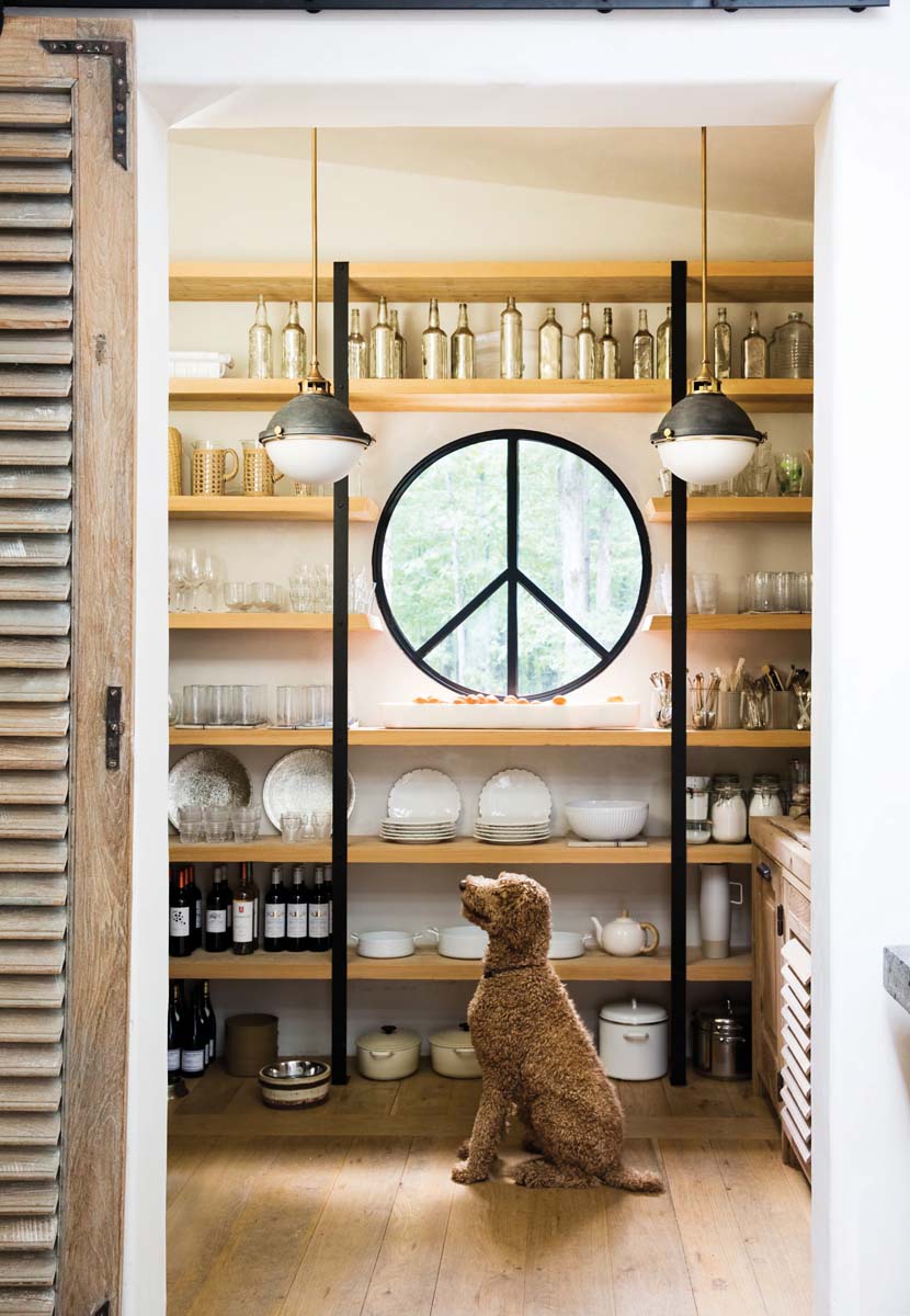 14"W Fletcher 2-Light Stem Hung Pendant in Aged Zinc with Polished Nickel