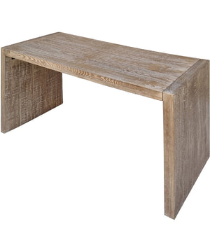 Waltleigh Over Ottoman Table Distressed Brown