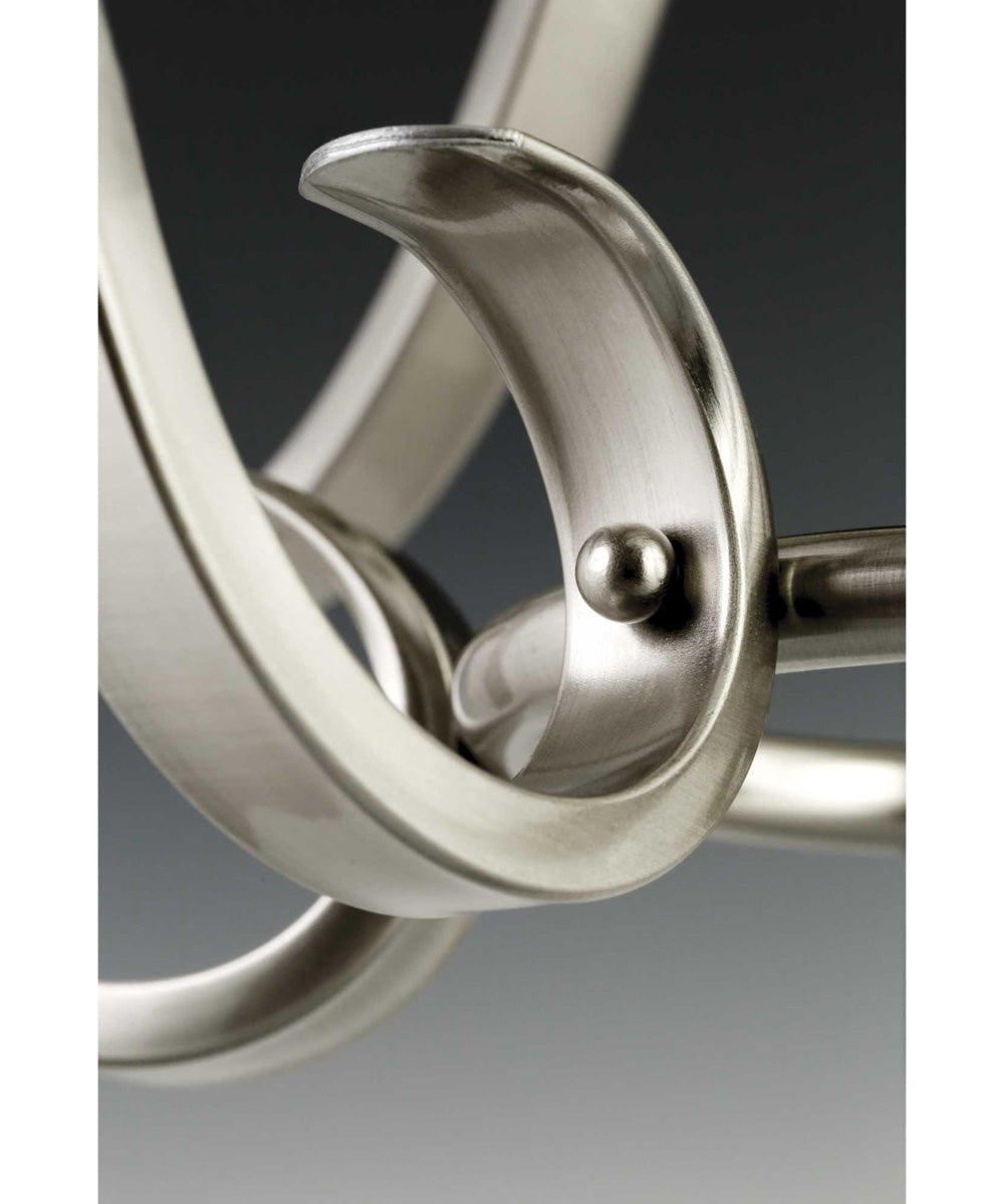 Torino 3-Light Foyer Pendant Brushed Nickel