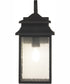 Crossbend 1-Light Outdoor Wall Lantern Dark Bronze Gilded