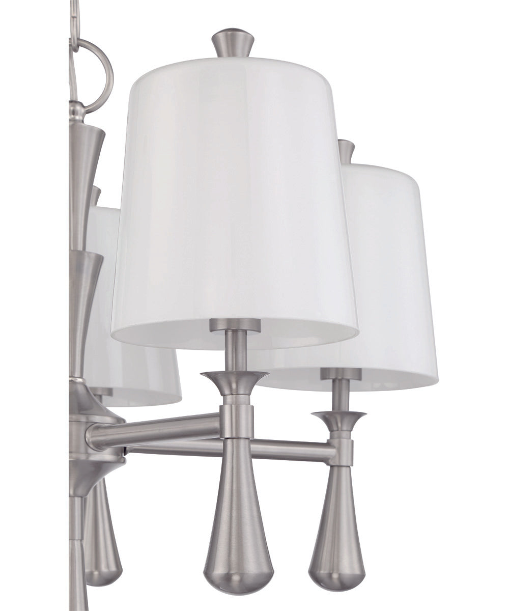 Palmer 5-Light Chandelier Brushed Polished Nickel