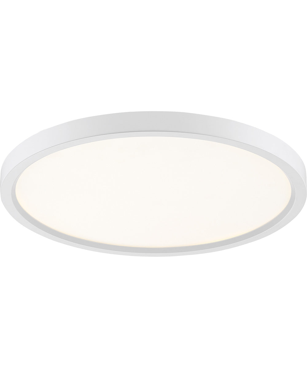 Outskirts  Flush Mount White Lustre