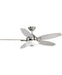 Graceful 54" 5 Blade Fan w/ LED Light Brushed Nickel