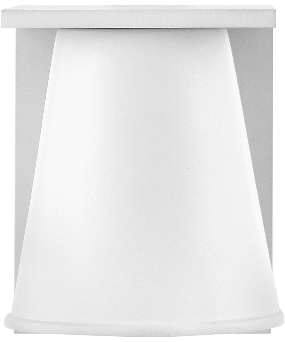 Hans 1-Light Extra Small Wall Mount Lantern in Textured White