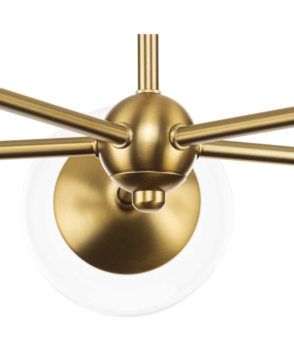 Atwell 5-Light Mid-Century Modern Chandelier Brushed Bronze