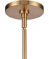Arden 36'' Wide 6-Light Chandelier - Brushed Gold