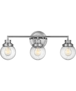 Poppy 3-Light Vanity in Chrome