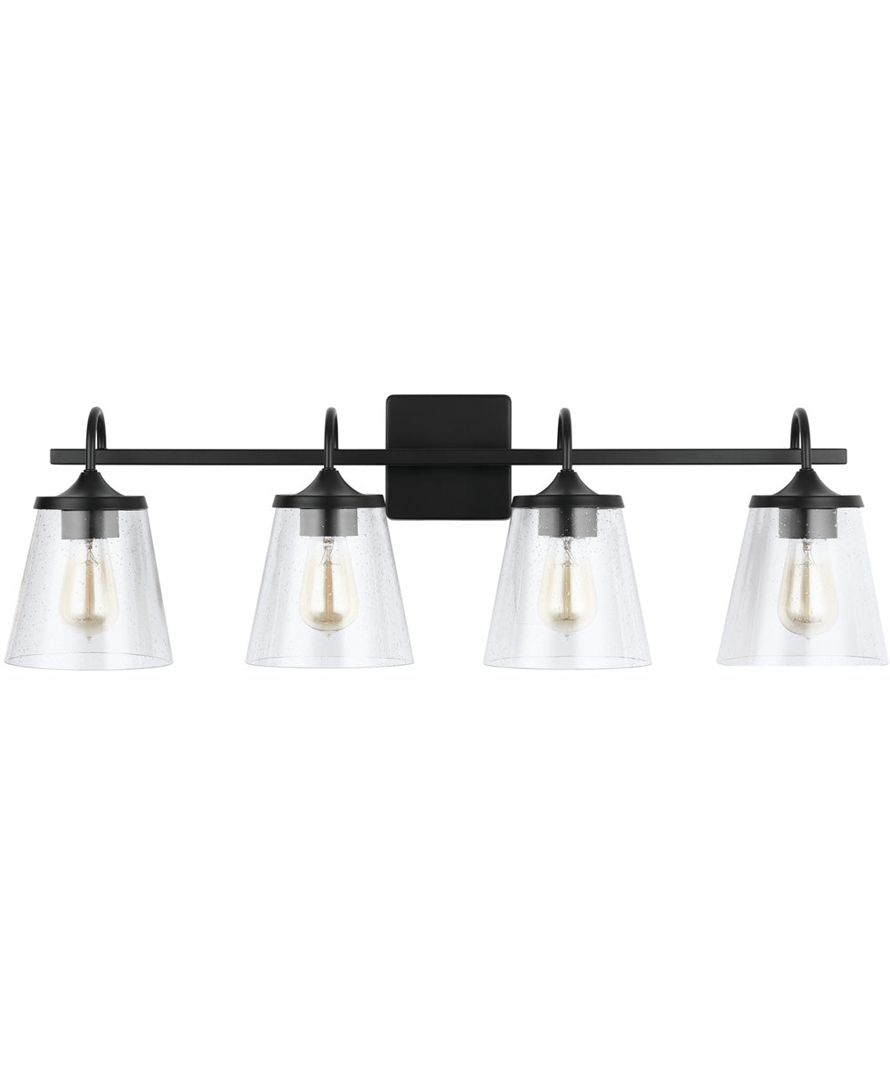 Jayne 4-Light Vanity Matte Black