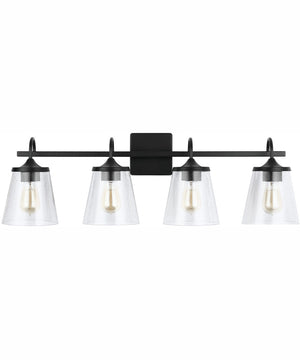 Jayne 4-Light Vanity Matte Black