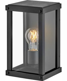 Beckham 1-Light Extra Small Wall Mount Lantern in Museum Black
