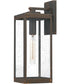 Westover Medium 1-light Outdoor Wall Light Industrial Bronze