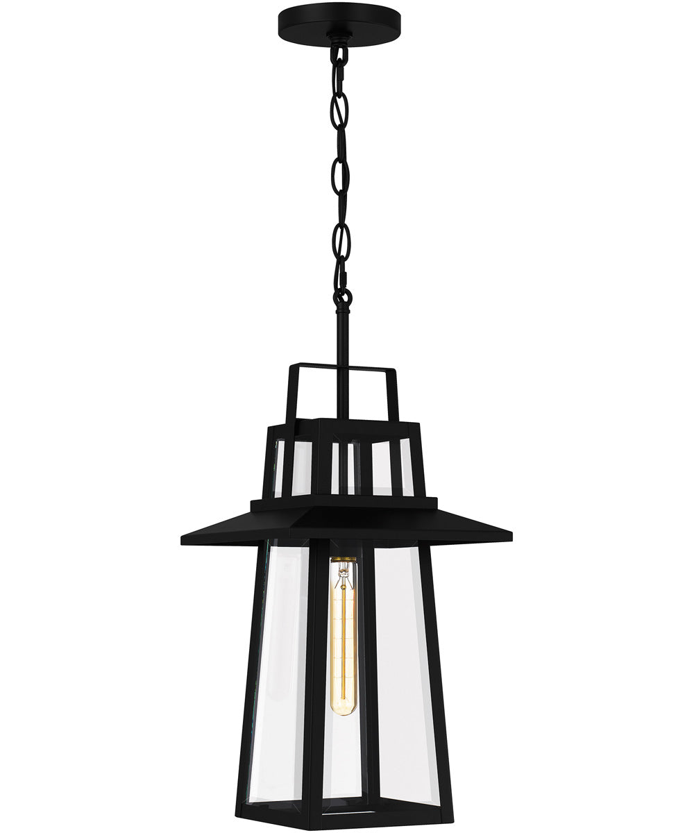 Devonport Large 1-light Outdoor Pendant Light Matte Black