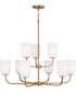 Lawson 9-Light Chandelier Aged Brass
