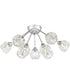 Spellbound 9-light Semi Flush Mount Polished Chrome