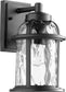 12"H Winston 1-light Outdoor Wall Lantern Noir