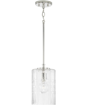Emerson 1-Light Pendant Polished Nickel