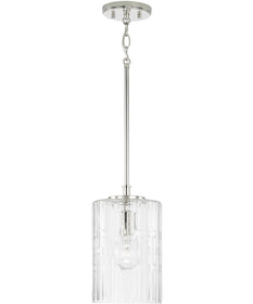 Emerson 1-Light Pendant Polished Nickel