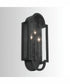 Monroe 3-Light Wall Mount Rain or Shine Black