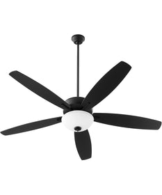 60" Breeze 2-light Ceiling Fan Noir