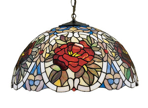 20"W Renaissance Rose Pendant.605