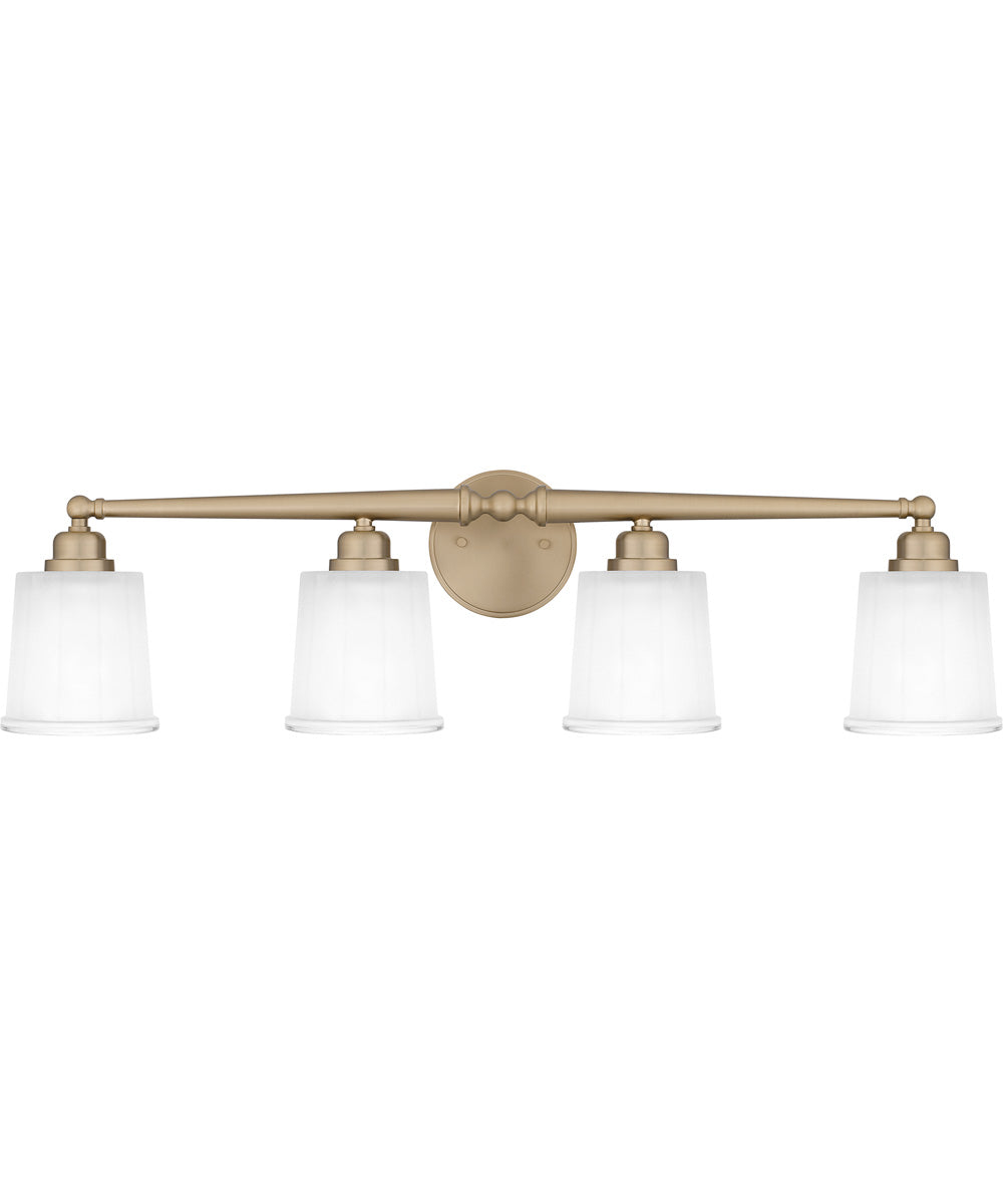 Cecilia Extra Large 4-light Bath Light Bronze Gold