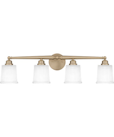 Cecilia Extra Large 4-light Bath Light Bronze Gold