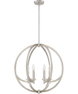 Orion 6-light Pendant Brushed Nickel