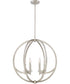 Orion 6-light Pendant Brushed Nickel