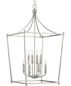 Parkhurst 8-Light New Traditional  Chandelier Foyer Light Brushed Nickel