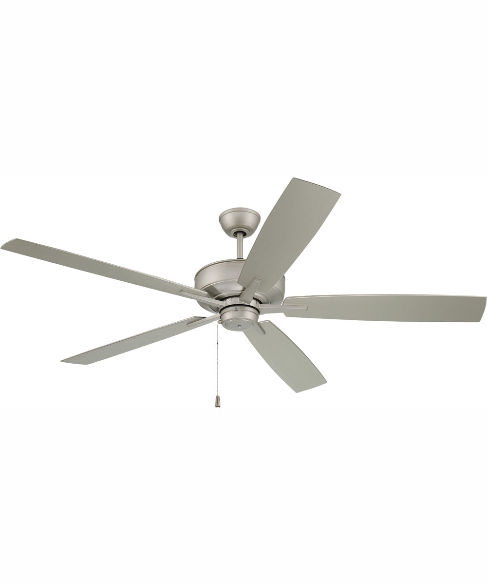 60" Outdoor Super Pro 60 Indoor/Outdoor Ceiling Fan Painted Nickel