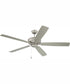 60" Outdoor Super Pro 60 Indoor/Outdoor Ceiling Fan Painted Nickel