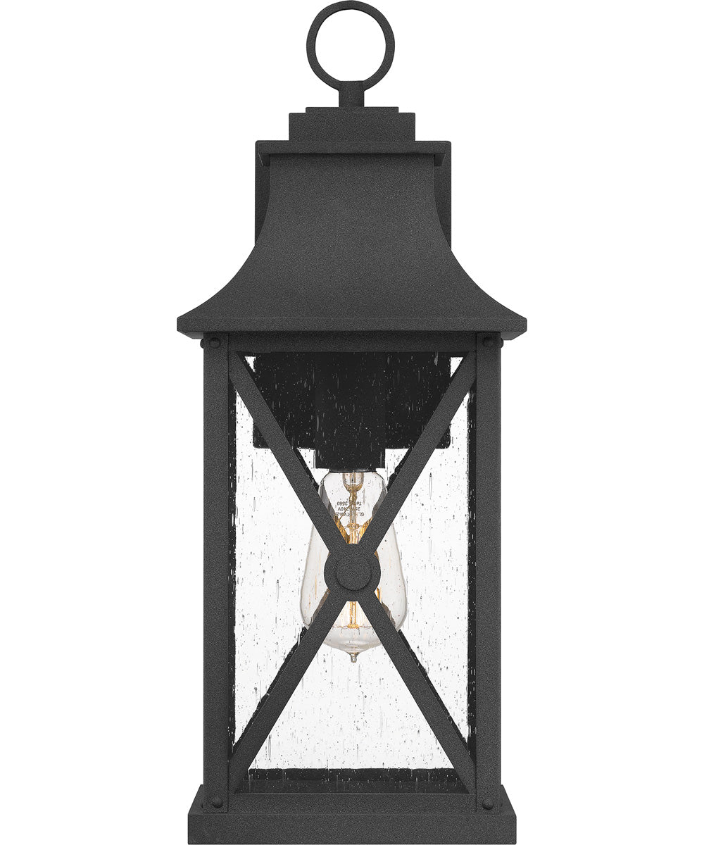 Ellerbee Medium 1-light Outdoor Wall Light Mottled Black