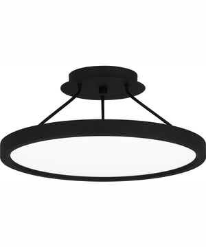 Outskirts Medium Semi Flush Mount Earth Black