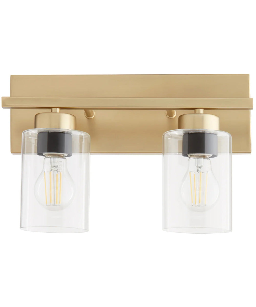 Carter 2-light Bath Vanity Light Aged Brass