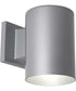 5" Outdoor Wall Cylinder Metallic Gray