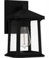 Satterfield Small 1-light Outdoor Wall Light  Coastal Armour Matte Black