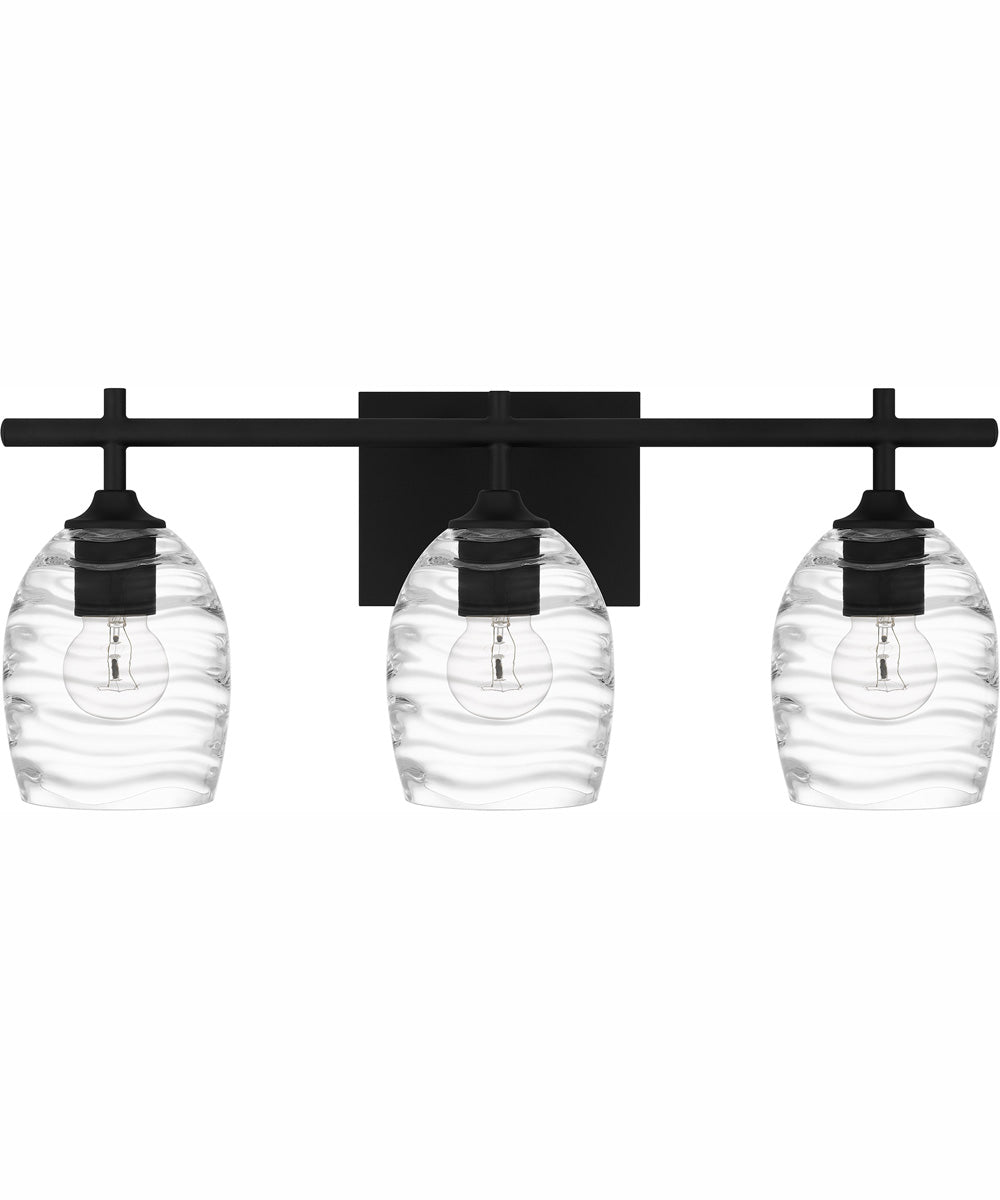 Lucy Large 3-light Bath Light Matte Black