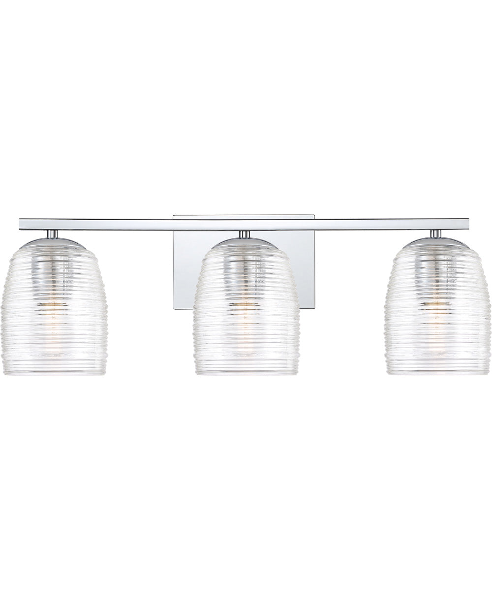 Realm Large 3-light Bath Light Polished Chrome