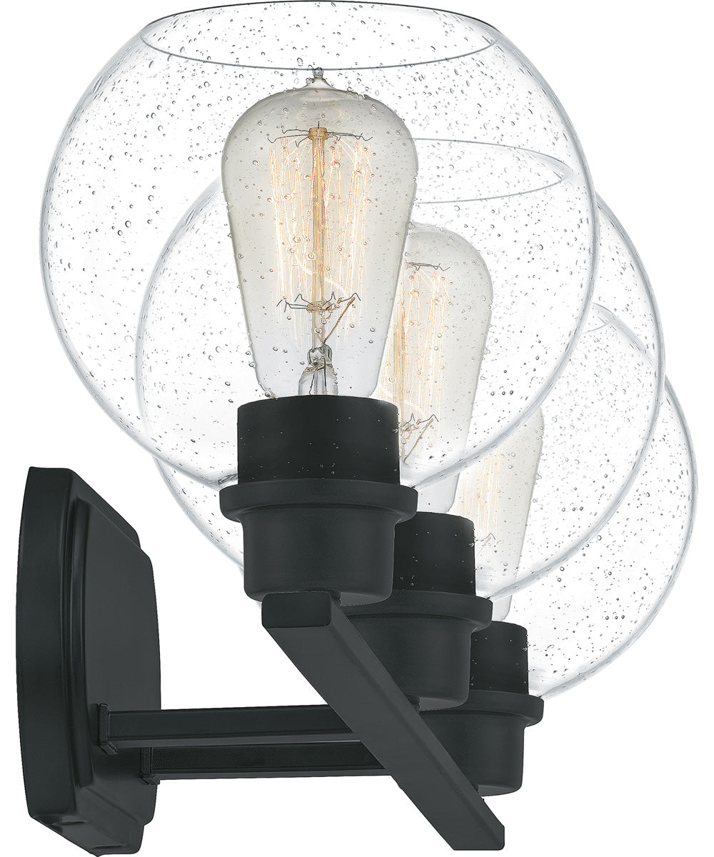 Pruitt Large 3-light Bath Light Matte Black