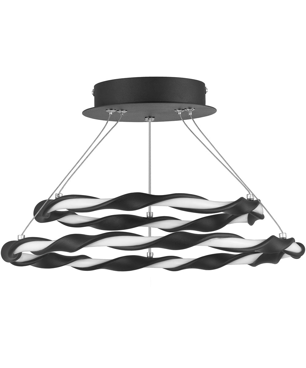 Finale  Semi Flush Mount Earth Black