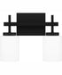 Wilburn Medium 2-light Bath Light Matte Black