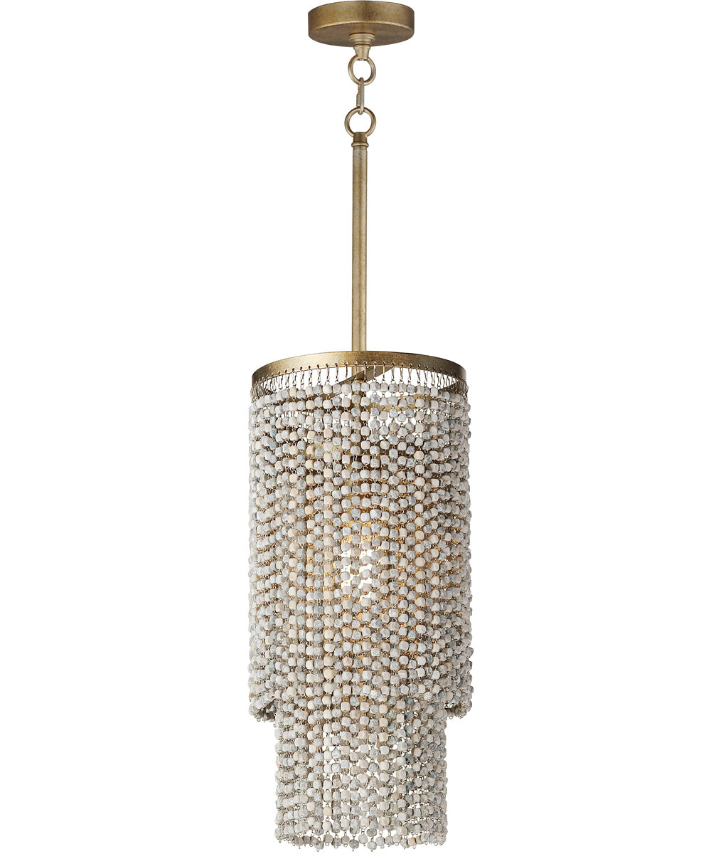 Fontaine 1-Light Pendant Golden Silver