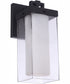 Hayner 1-Light Outdoor Wall Lantern Midnight