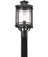 Booker Large 1-light Outdoor Post Light Mystic Black