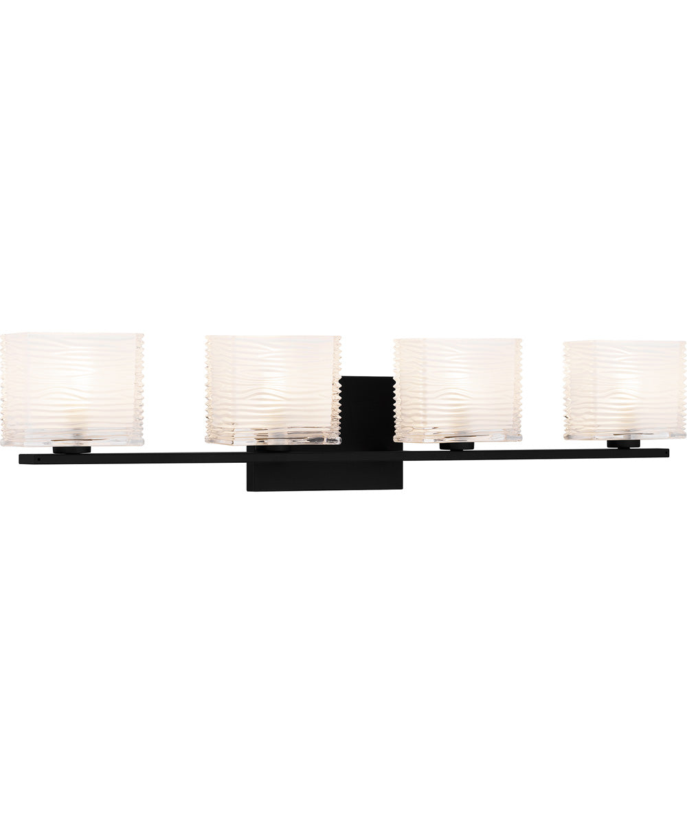 Westcap Extra Large 4-light Bath Light Matte Black