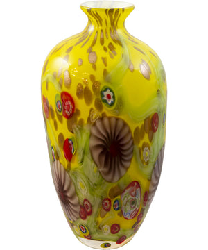 Anzio Hand Blown Art Glass Vase