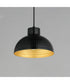 Rockport 1-Light Pendant Black / Antique Copper