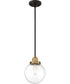 Trance Small 1-light Mini Pendant Western Bronze