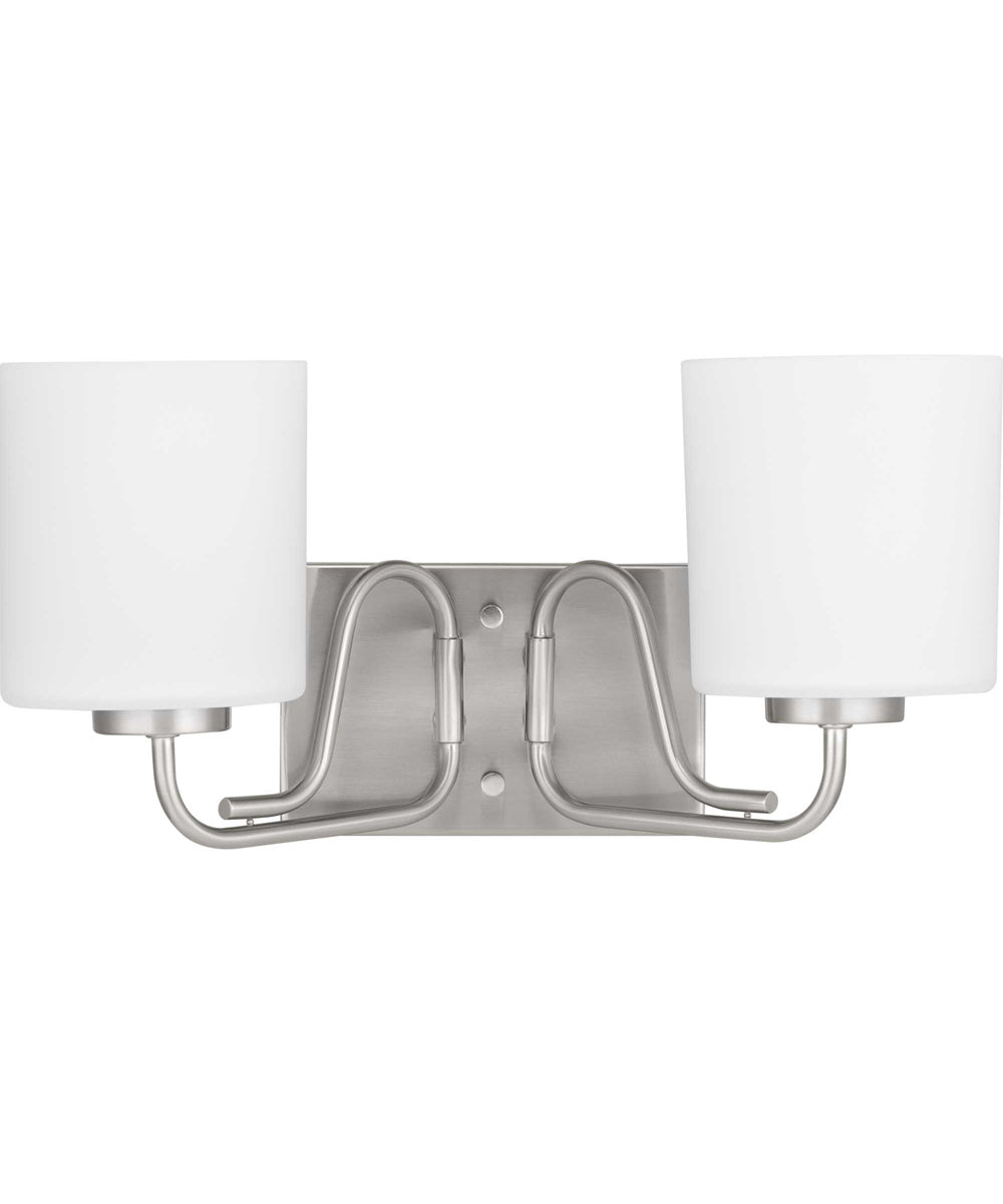 Tobin 2-Light Bath & Vanity Brushed Nickel