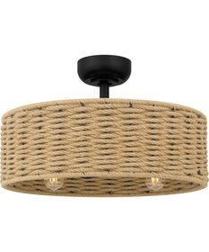 Quoizel Fandelier 4-light Fandelier Matte Black